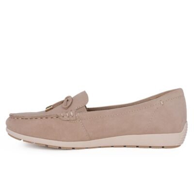 TAMARIS COMFORT ΓΥΝΑΙΚΕΙΑ ΔΕΡΜΑΤΙΝΑ ΜΟΚΑΣΙΝΙΑ 8-84600-44 402 BEIGE SUEDE - Image 3