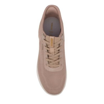 GEOX ΥΦΑΣΜΑΤΙΝΑ COMFORT SNEAKERS D SPHERICA PLUS A LIGHT TAUPE/GOLD - Image 5