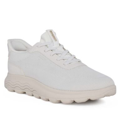 GEOX ΥΦΑΣΜΑΤΙΝΑ COMFORT SNEAKERS D SPHERICA PLUS A WHITE - Image 2