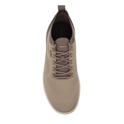 GEOX ΑΝΔΡΙΚΑ ΥΦΑΣΜΑΤΙΝΑ COMFORT SNEAKERS U SPHERICA E SAND/DOVE GREY - Image 5