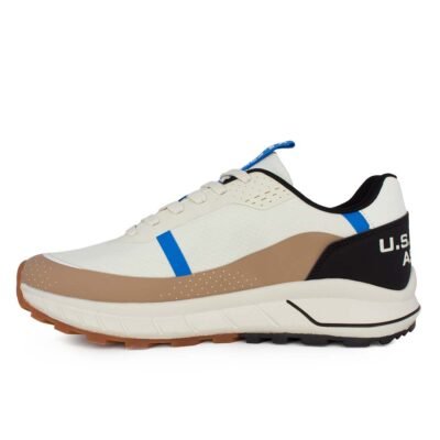 US POLO ΑΝΔΡΙΚΑ SNEAKERS SETH012 WHITE/BEIGE - Image 3