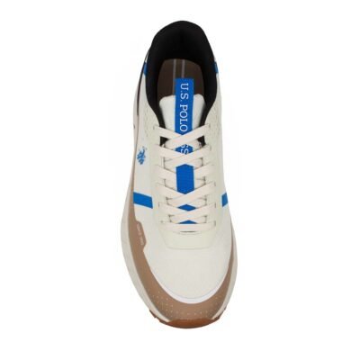 US POLO ΑΝΔΡΙΚΑ SNEAKERS SETH012 WHITE/BEIGE - Image 6