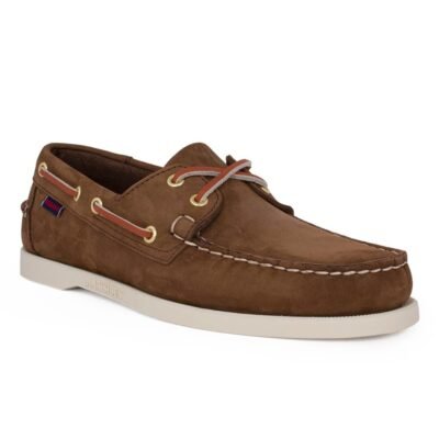 SEBAGO ΑΝΔΡΙΚΑ ΔΕΡΜΑΤΙΝΑ BOAT SHOES DOCKSIDES PORTLAND BROWN SEAL NUBUCK - Image 2