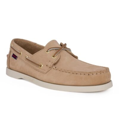 SEBAGO ΑΝΔΡΙΚΑ ΔΕΡΜΑΤΙΝΑ BOAT SHOES DOCKSIDES PORTLAND BEIGE CAMEL NUBUCK - Image 2