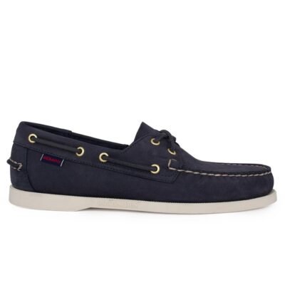 SEBAGO ΑΝΔΡΙΚΑ ΔΕΡΜΑΤΙΝΑ BOAT SHOES DOCKSIDES PORTLAND BLUE NUBUCK