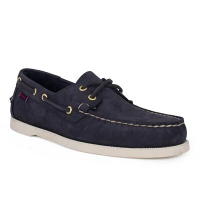 SEBAGO ΑΝΔΡΙΚΑ ΔΕΡΜΑΤΙΝΑ BOAT SHOES DOCKSIDES PORTLAND BLUE NUBUCK - Image 2