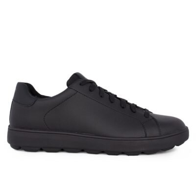 GEOX ΑΝΔΡΙΚΑ ΔΕΡΜΑΤΙΝΝΑ SNEAKERS U SPHERICA ECUB-1 A BLACK