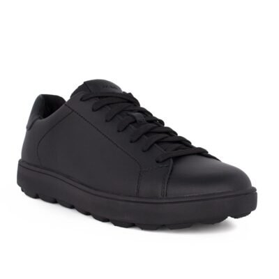 GEOX ΑΝΔΡΙΚΑ ΔΕΡΜΑΤΙΝΝΑ SNEAKERS U SPHERICA ECUB-1 A BLACK - Image 2