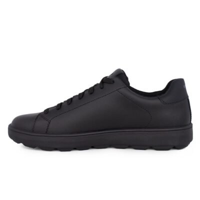 GEOX ΑΝΔΡΙΚΑ ΔΕΡΜΑΤΙΝΝΑ SNEAKERS U SPHERICA ECUB-1 A BLACK - Image 3