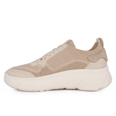 GEOX ΓΥΝΑΙΚΕΙΑ ΥΦΑΣΜΑΤΙΝΑ SNEAKERS D NEBULA 2.0 X A LIGHT TAUPE KNIT - Image 3