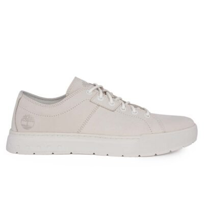 TIMBERLAND ΑΝΔΡΙΚΑ ΔΕΡΜΑΤΙΝΑ SNEAKERS MAPLE GROVE LOW WHITE NUBUCK