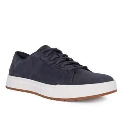 TIMBERLAND ΑΝΔΡΙΚΑ ΔΕΡΜΑΤΙΝΑ SNEAKERS MAPLE GROVE LOW DARK BLUE NUBUCK - Image 2