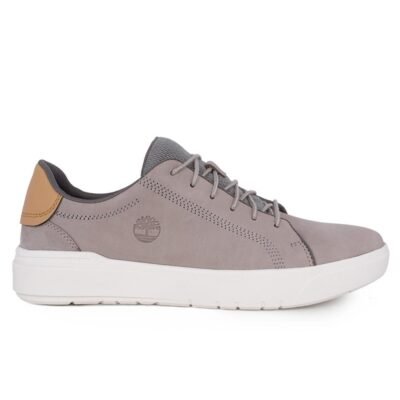 TIMBERLAND ΑΝΔΡΙΚΑ ΔΕΡΜΑΤΙΝΑ SNEAKERS SENECA BAY LOW LIGHT GREY NUBUCK