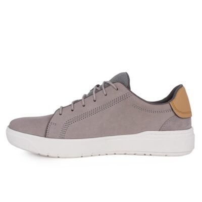 TIMBERLAND ΑΝΔΡΙΚΑ ΔΕΡΜΑΤΙΝΑ SNEAKERS SENECA BAY LOW LIGHT GREY NUBUCK - Image 3