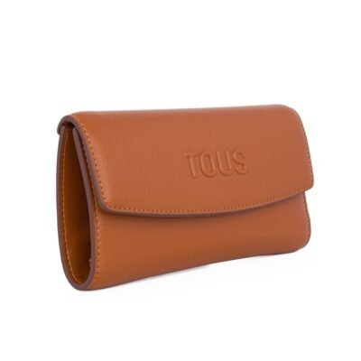 TOUS ΓΥΝΑΙΚΕΙΟ ΠΟΡΤΟΦΟΛΙ BILLERETA LARGE POCKET BLOOM CAMEL - Image 2