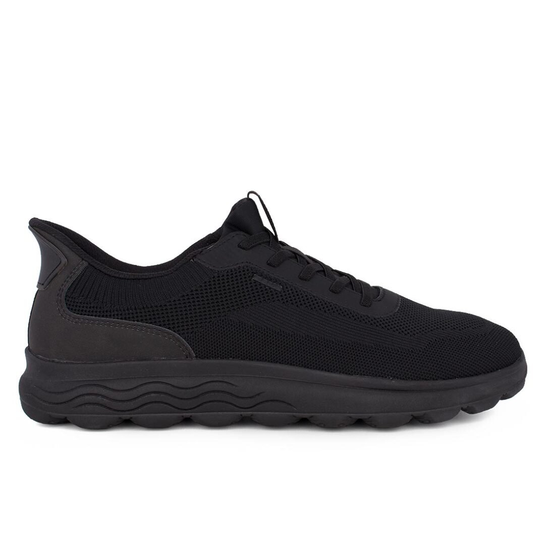 GEOX ΑΝΔΡΙΚΑ ΥΦΑΣΜΑΤΙΝΑ SNEAKERS ΜΕ ΤΕΧΝΟΛΟΓΙΑ STEP-IN U SPHERICA PLUS A BLACK