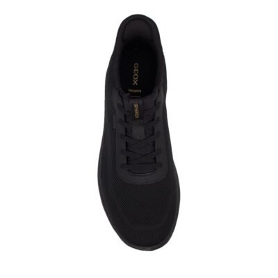 GEOX ΑΝΔΡΙΚΑ ΥΦΑΣΜΑΤΙΝΑ SNEAKERS ΜΕ ΤΕΧΝΟΛΟΓΙΑ STEP-IN U SPHERICA PLUS A BLACK - Image 6