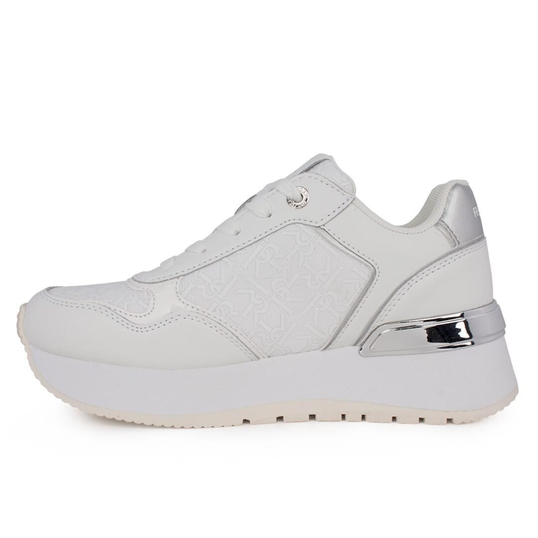 REPLAY ΓΥΝΑΙΚΕΙΑ SNEAKERS MENNET ALLOVER 2 RSA50012T 0081 WHITE/SILVER - Image 3