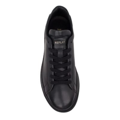 REPLAY ΑΝΔΡΙΚΑ ΔΕΡΜΑΤΙΝΑ SNEAKERS RELOAD M DERBY 25 RZ3R0046L 0003 BLACK - Image 6