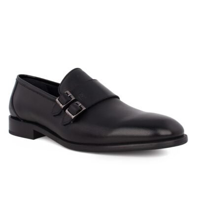 BOSS SHOES ΑΝΔΡΙΚΑ ΔΕΡΜΑΤΙΝΑ ΚΛΑΣΙΚΑ ΠΑΠΟΥΤΣΙΑ B7734 BLACK POINT - Image 2