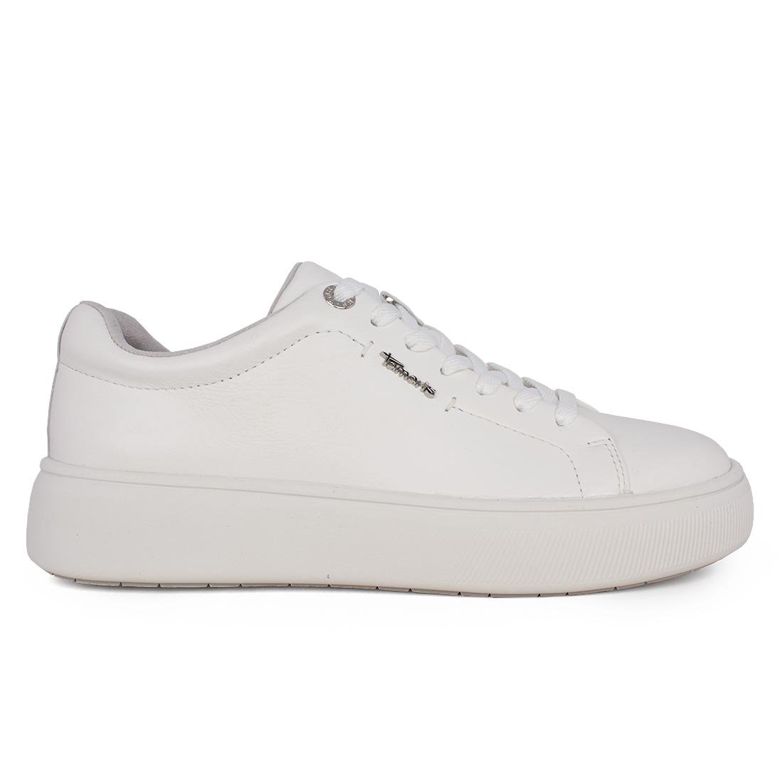 TAMARIS ΓΥΝΑΙΚΕΙΑ ΔΕΡΜΑΤΙΝΑ SNEAKERS 1-23736-42 117 WHITE LEATHER