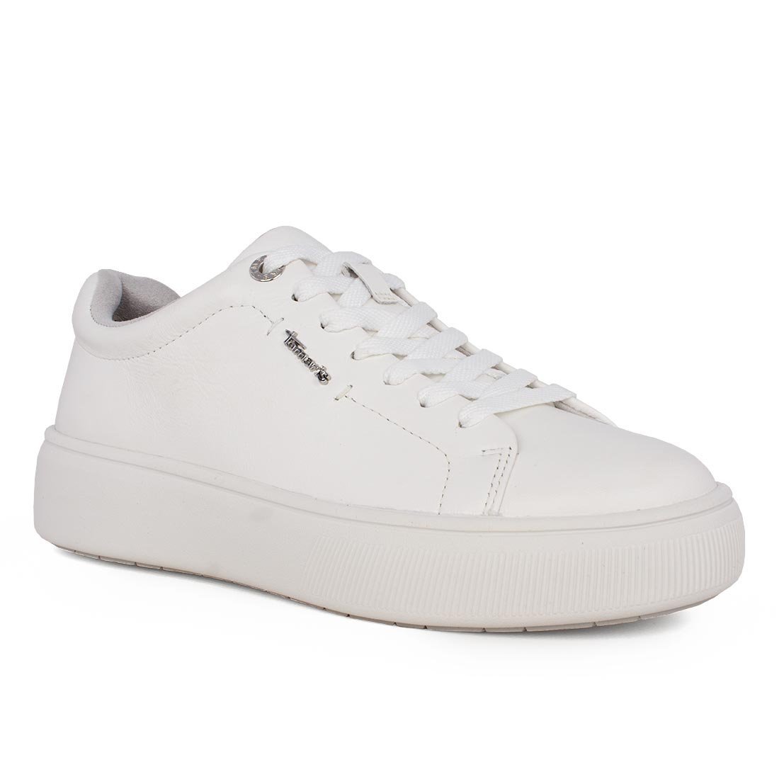 TAMARIS ΓΥΝΑΙΚΕΙΑ ΔΕΡΜΑΤΙΝΑ SNEAKERS 1-23736-42 117 WHITE LEATHER - Image 2