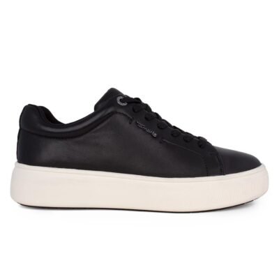 TAMARIS ΓΥΝΑΙΚΕΙΑ ΔΕΡΜΑΤΙΝΑ SNEAKERS 1-23736-42 003 BLACK LEATHER