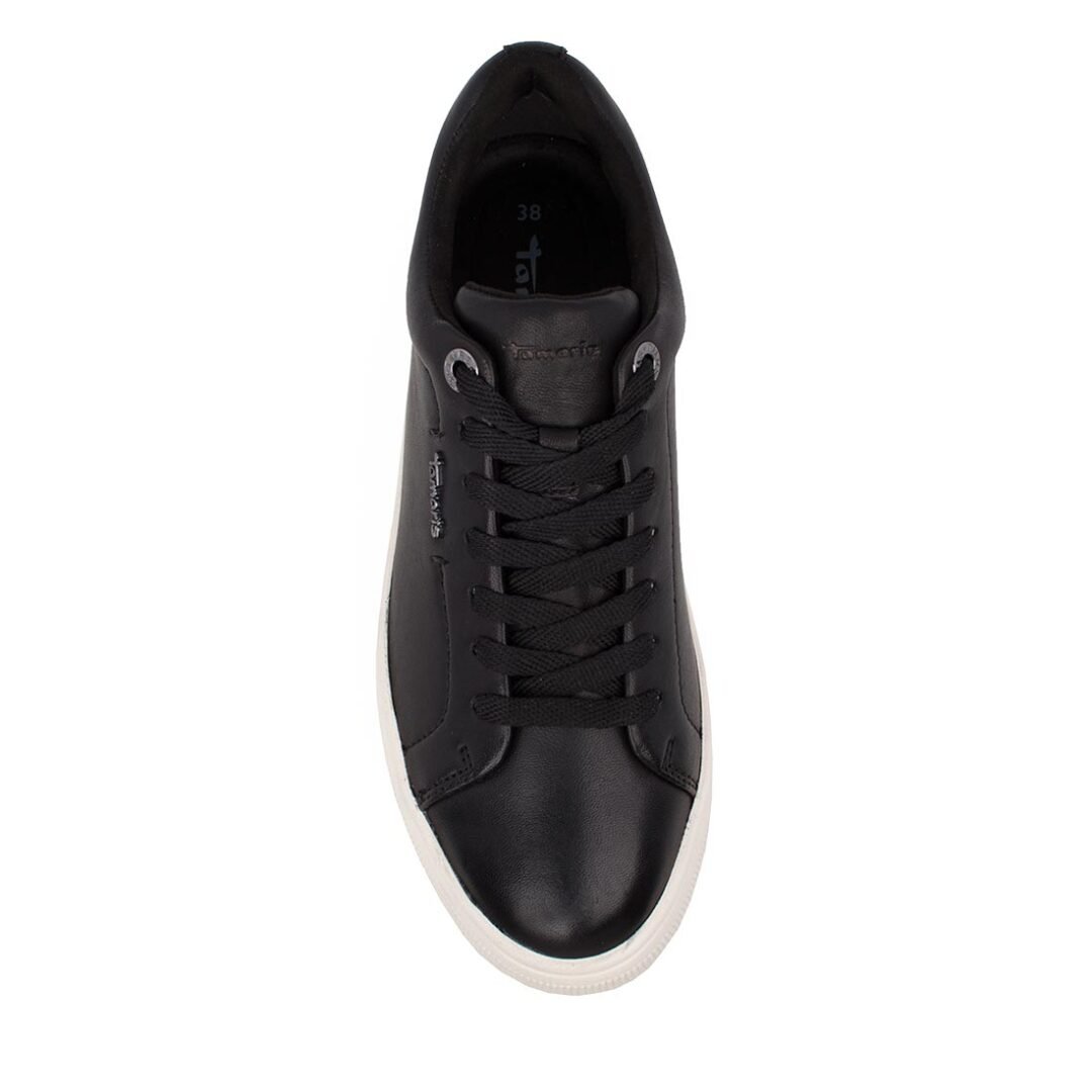 TAMARIS ΓΥΝΑΙΚΕΙΑ ΔΕΡΜΑΤΙΝΑ SNEAKERS 1-23736-42 003 BLACK LEATHER - Image 5