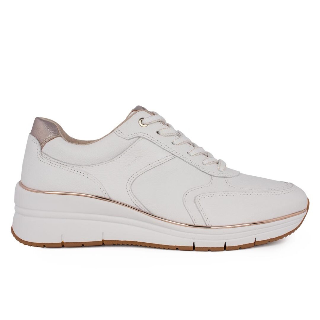 TAMARIS ΓΥΝΑΙΚΕΙΑ ΔΕΡΜΑΤΙΝΑ SNEAKERS 1-23764-43 119 WHITE/ROSE GOLD