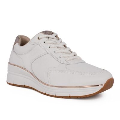 TAMARIS ΓΥΝΑΙΚΕΙΑ ΔΕΡΜΑΤΙΝΑ SNEAKERS 1-23764-43 119 WHITE/ROSE GOLD - Image 2