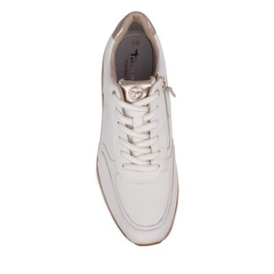 TAMARIS ΓΥΝΑΙΚΕΙΑ ΔΕΡΜΑΤΙΝΑ SNEAKERS 1-23764-43 119 WHITE/ROSE GOLD - Image 6