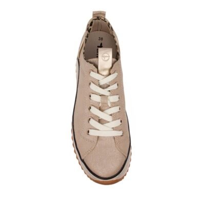 TAMARIS ΓΥΝΑΙΚΕΙΑ ΥΦΑΣΜΑΤΙΝΑ SNEAKERS 1-23731-41 933 LIGHT GOLD - Image 6