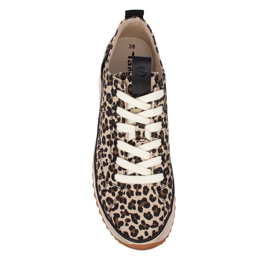 TAMARIS ΓΥΝΑΙΚΕΙΑ ΥΦΑΣΜΑΤΙΝΑ SNEAKERS 1-23731-41 360 LEOPARD - Image 6