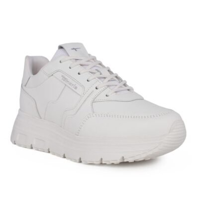 TAMARIS ΓΥΝΑΙΚΕΙΑ ΔΕΡΜΑΤΙΝΑ SNEAKERS 1-23710-44 117 WHITE LEATHER - Image 2