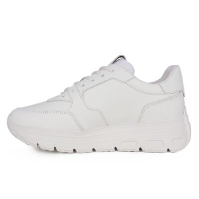 TAMARIS ΓΥΝΑΙΚΕΙΑ ΔΕΡΜΑΤΙΝΑ SNEAKERS 1-23710-44 117 WHITE LEATHER - Image 3