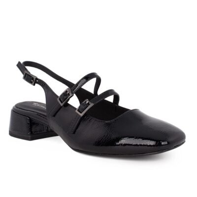 TAMARIS ΓΥΝΑΙΚΕΙΕΣ SLINGBACK ΓΟΒΕΣ 1-29510-44 018 BLACK PATENT - Image 2