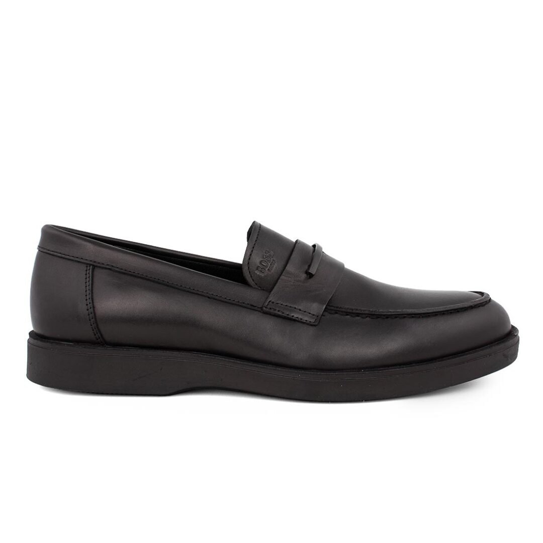 BOSS SHOES ΑΝΔΡΙΚΑ ΔΕΡΜΑΤΙΝΑ LOAFERS X7158 BLACK